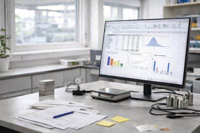 Laboratorium desk meetonzekerheid – tegel Laboratorium desk meetonzekerheid - tegel